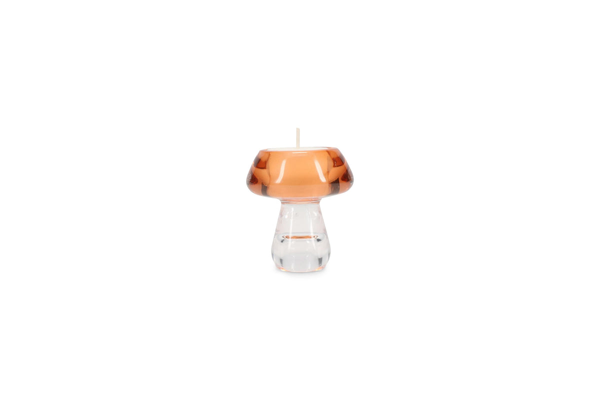 Ona - Candle holder H7,5cm tangerine Mood - set/2