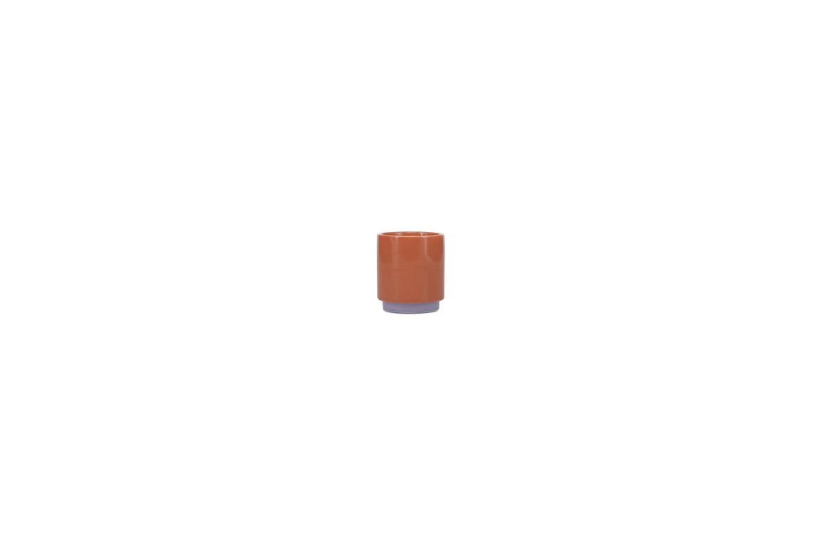 Ona - Duo Tasse à moka 13cl violet/orange Duo - 1 SET - 4 pièces