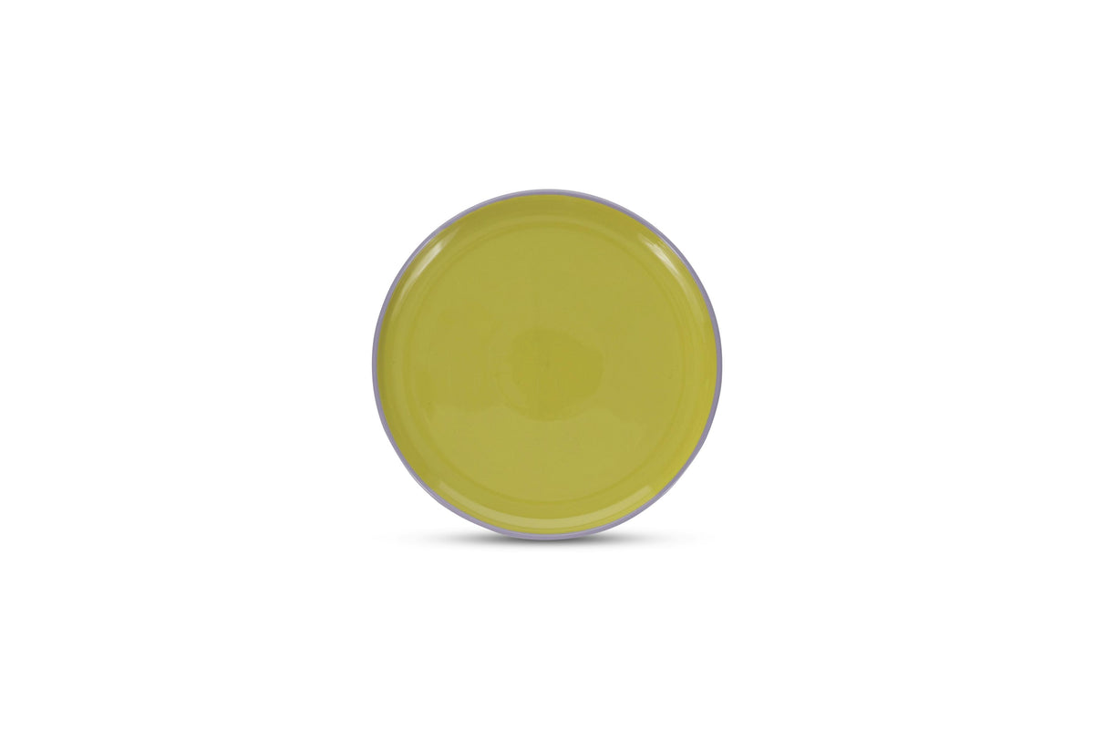S&P - Duo Plat bord 26xH2,5cm groen/paars Duo - 1 SET - 4 stuks