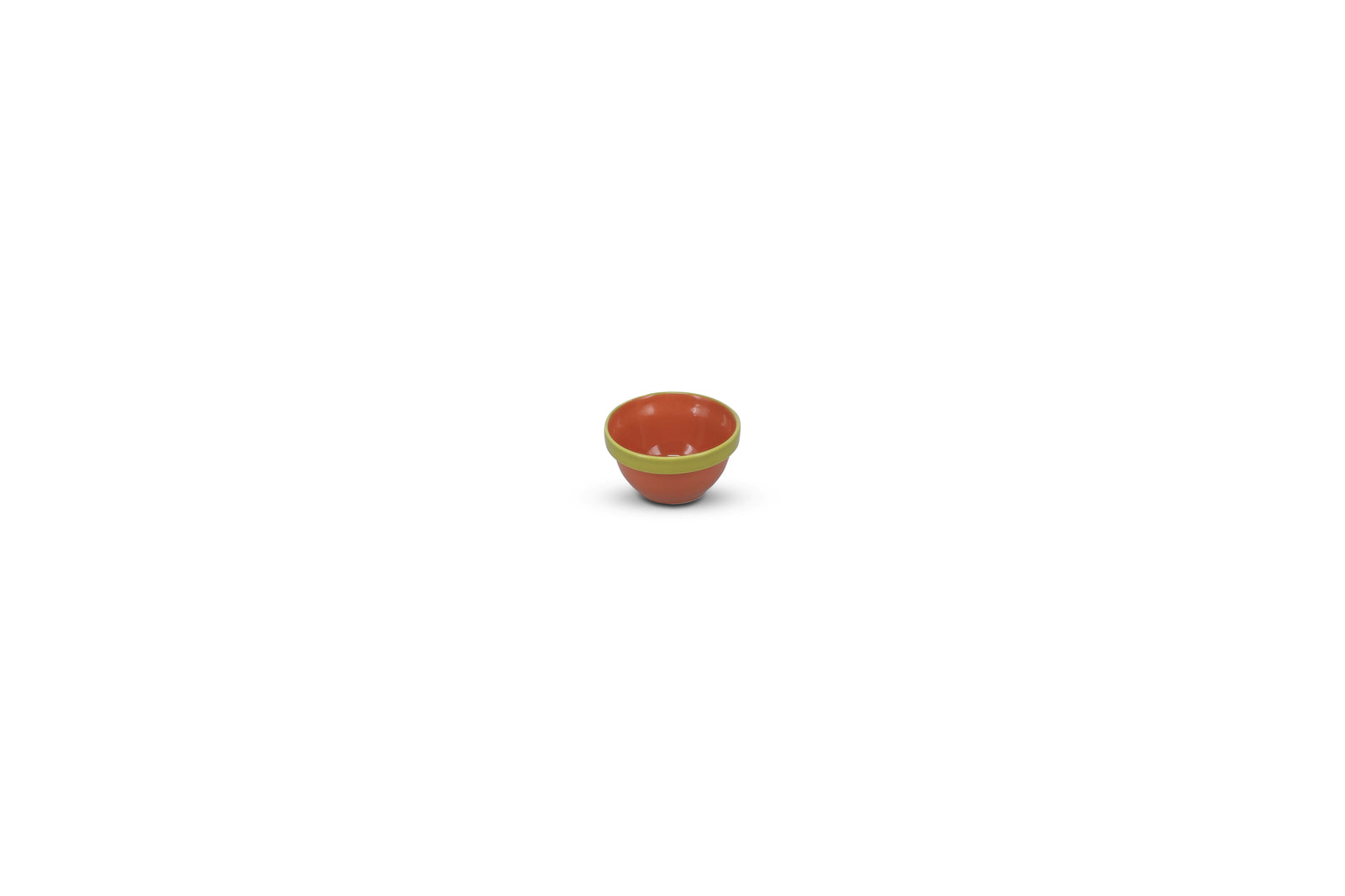 Ona - Duo Kom 9xH5cm oranje/groen Duo - 1 SET - 4 stuks