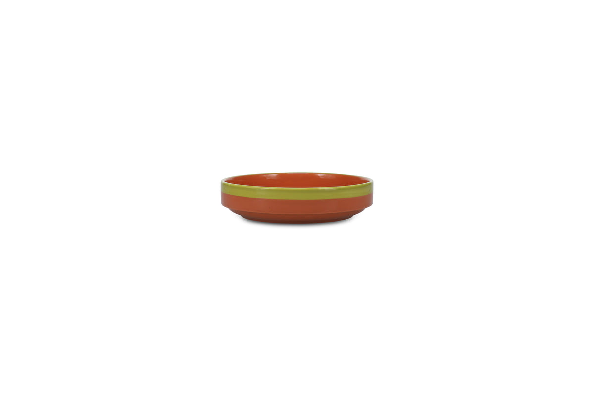 Ona - Duo Kom 21x5cm oranje/groen Duo - 1 SET - 2 stuks