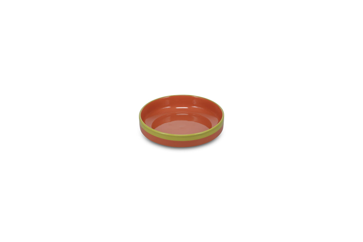 Ona - Duo Kom 21x5cm oranje/groen Duo - 1 SET - 2 stuks
