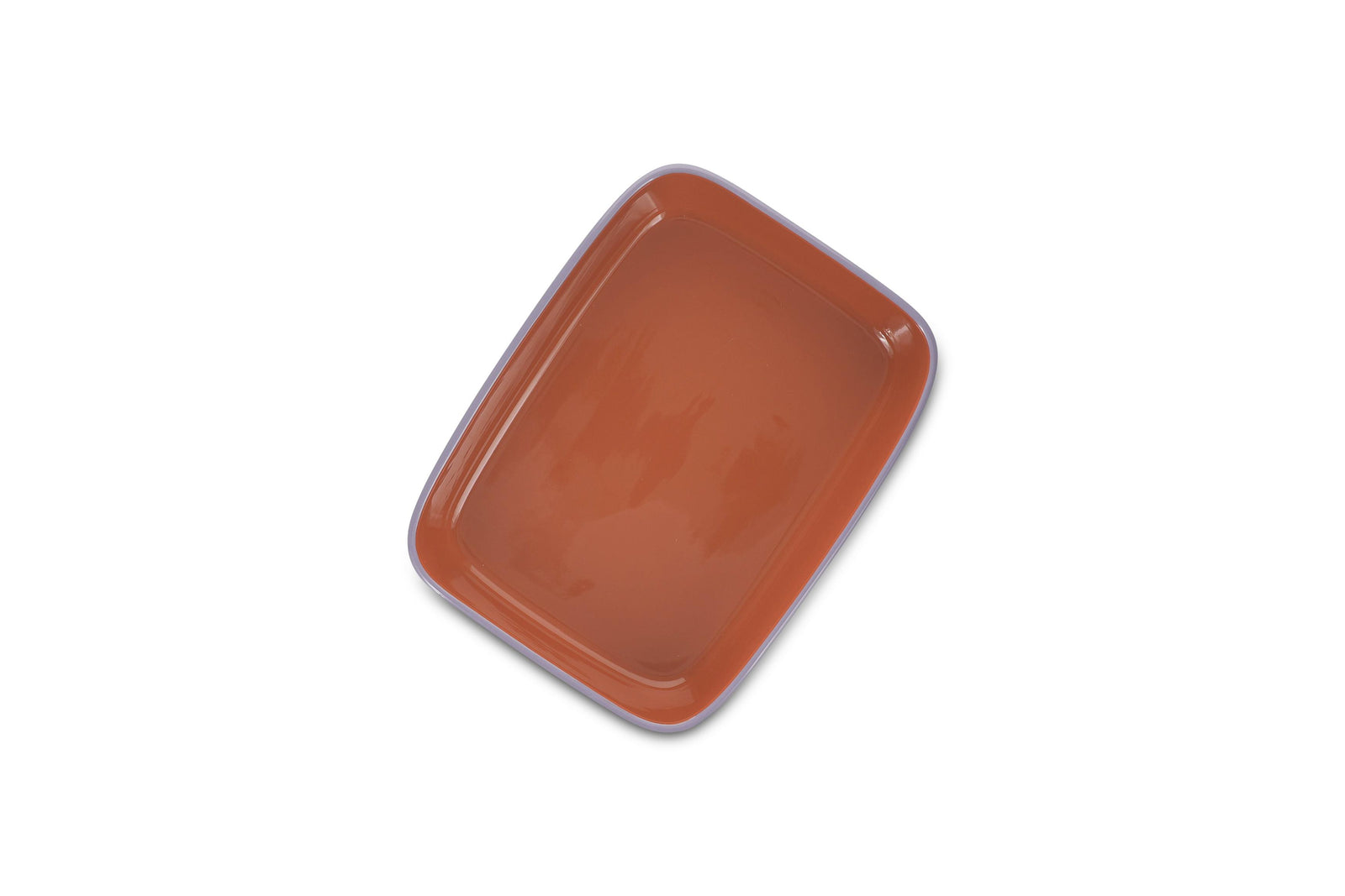 S&P - Duo Ovenschaal 29,5x22,5xH7cm oranje/paars Duo