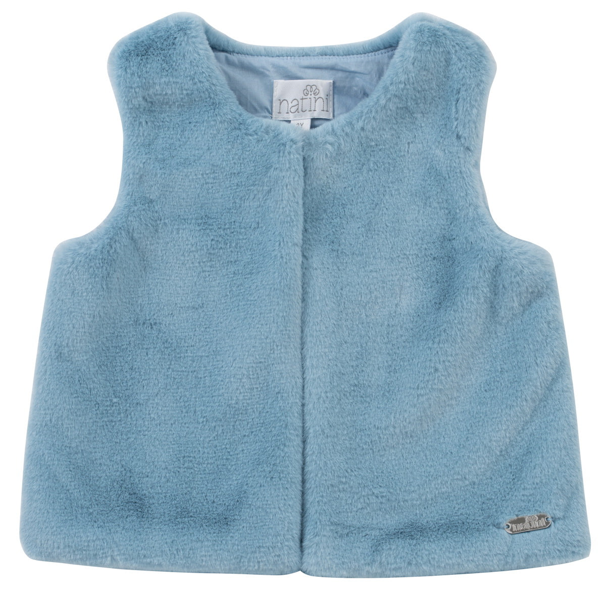 Gilet Fur Lily - Blauw