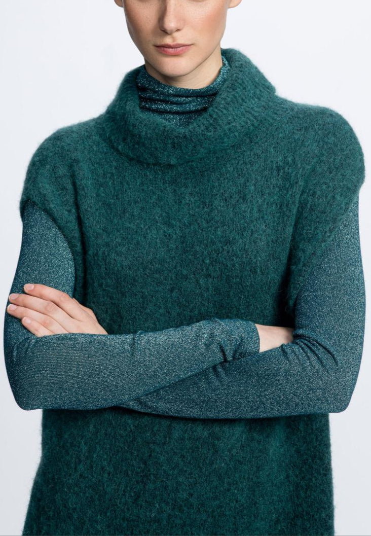 Roselyne - Trui - Dark Aqua - W