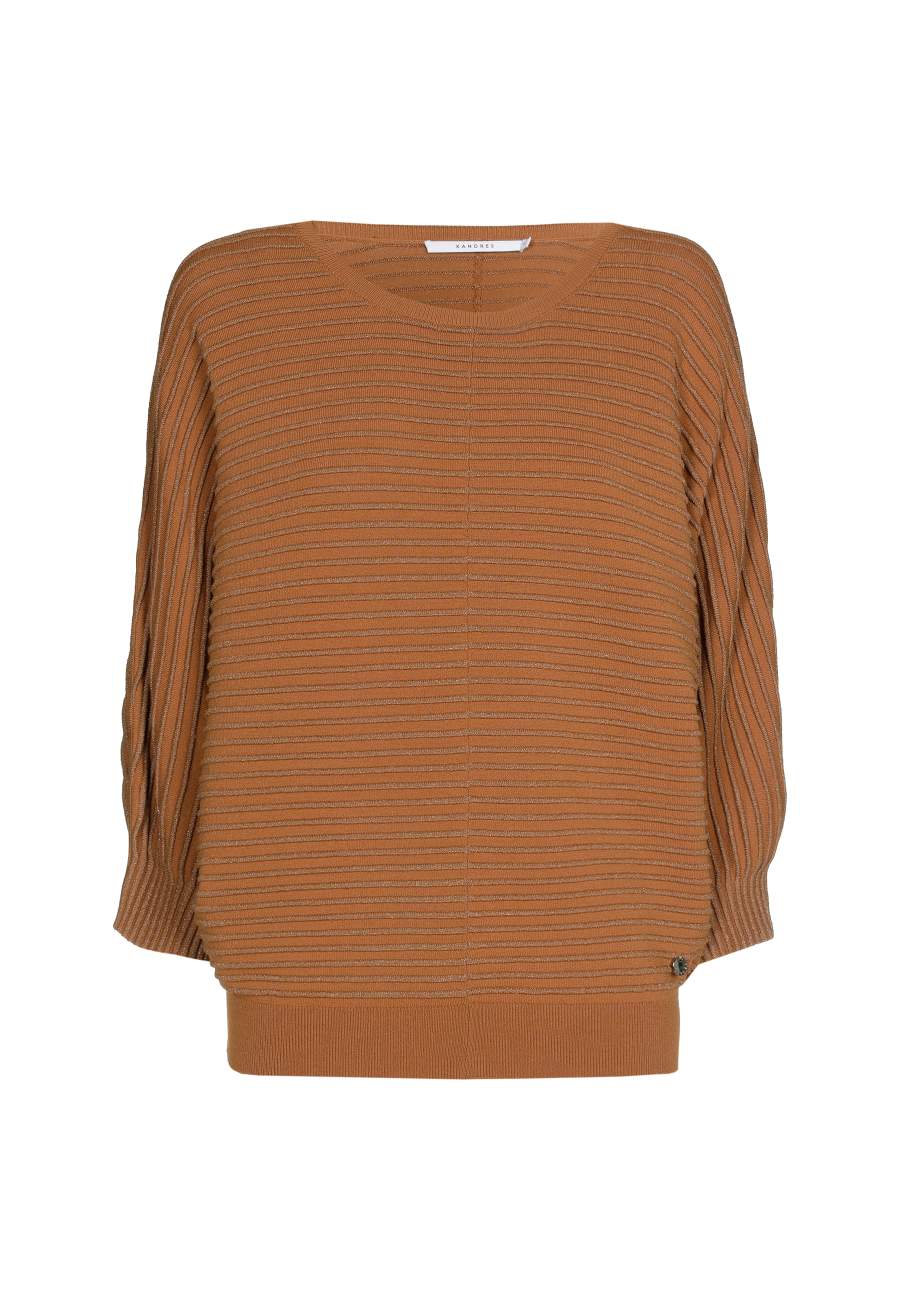 Trui - Gabon Lurex - Mokka