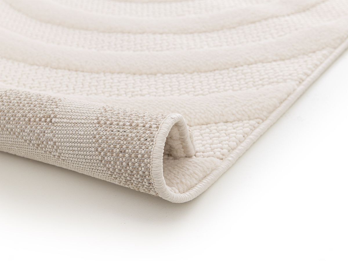 Laagpolig tapijt JOSIE abstract patroon - Beige