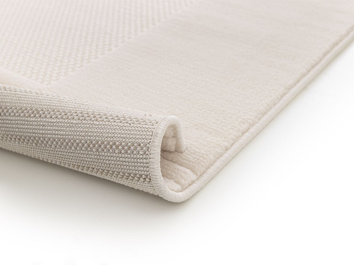 Kortharig tapijt SORELLE met geometrisch motief - Beige