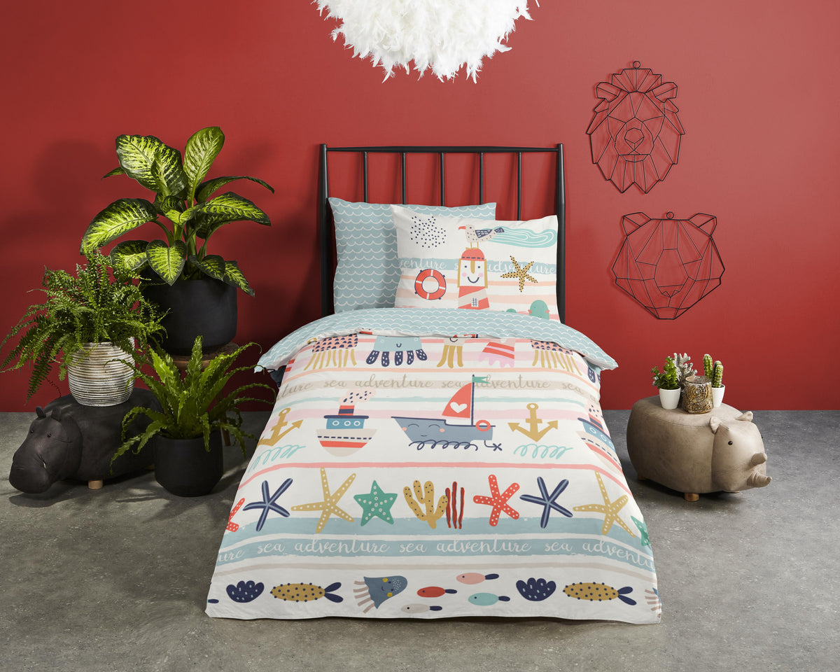 Good Morning - Housse de couette - Sea - Multi
