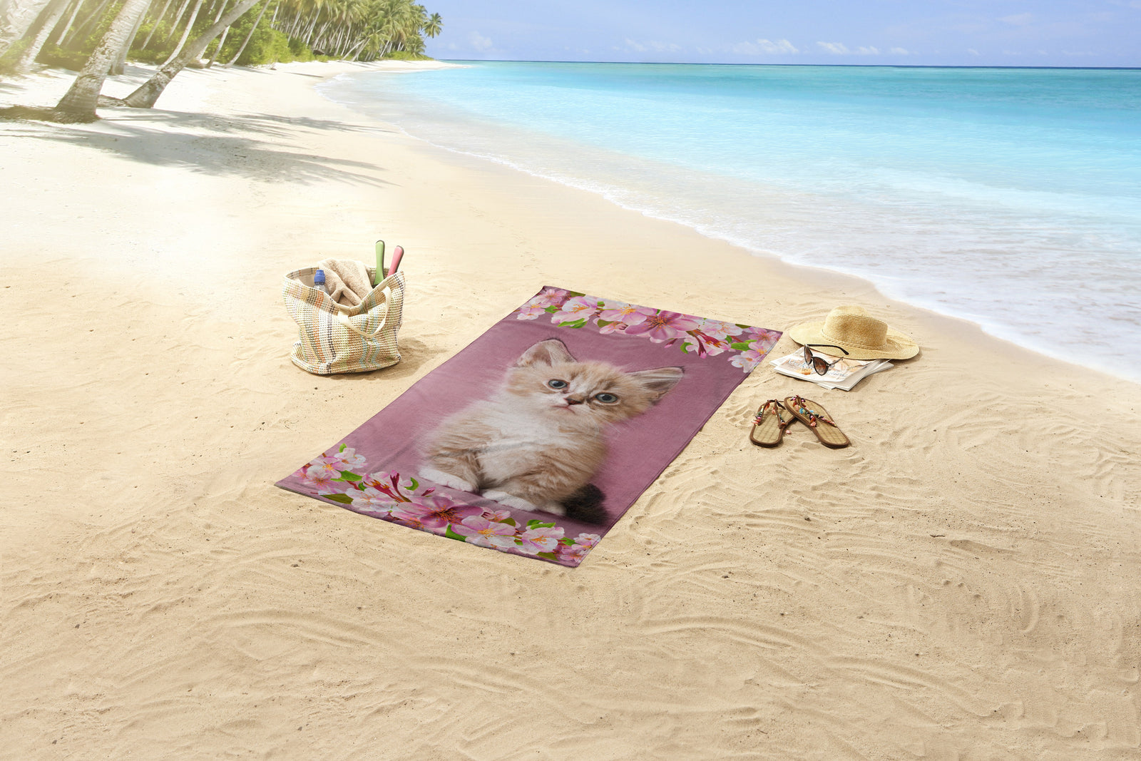 Good Morning - Drap de plage - Look - Pink
