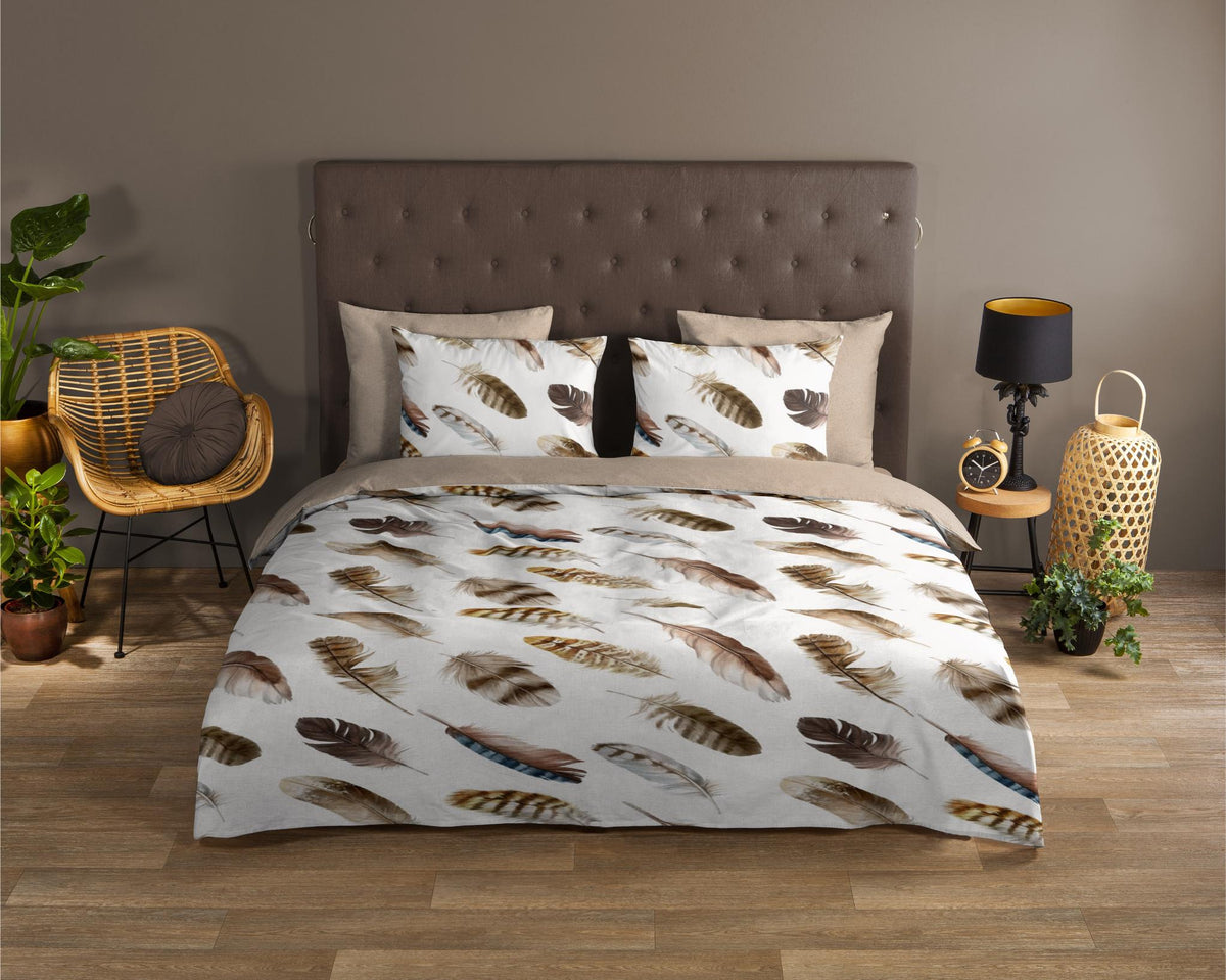 Good Morning - Dekbedovertrek - Fedra - Sand