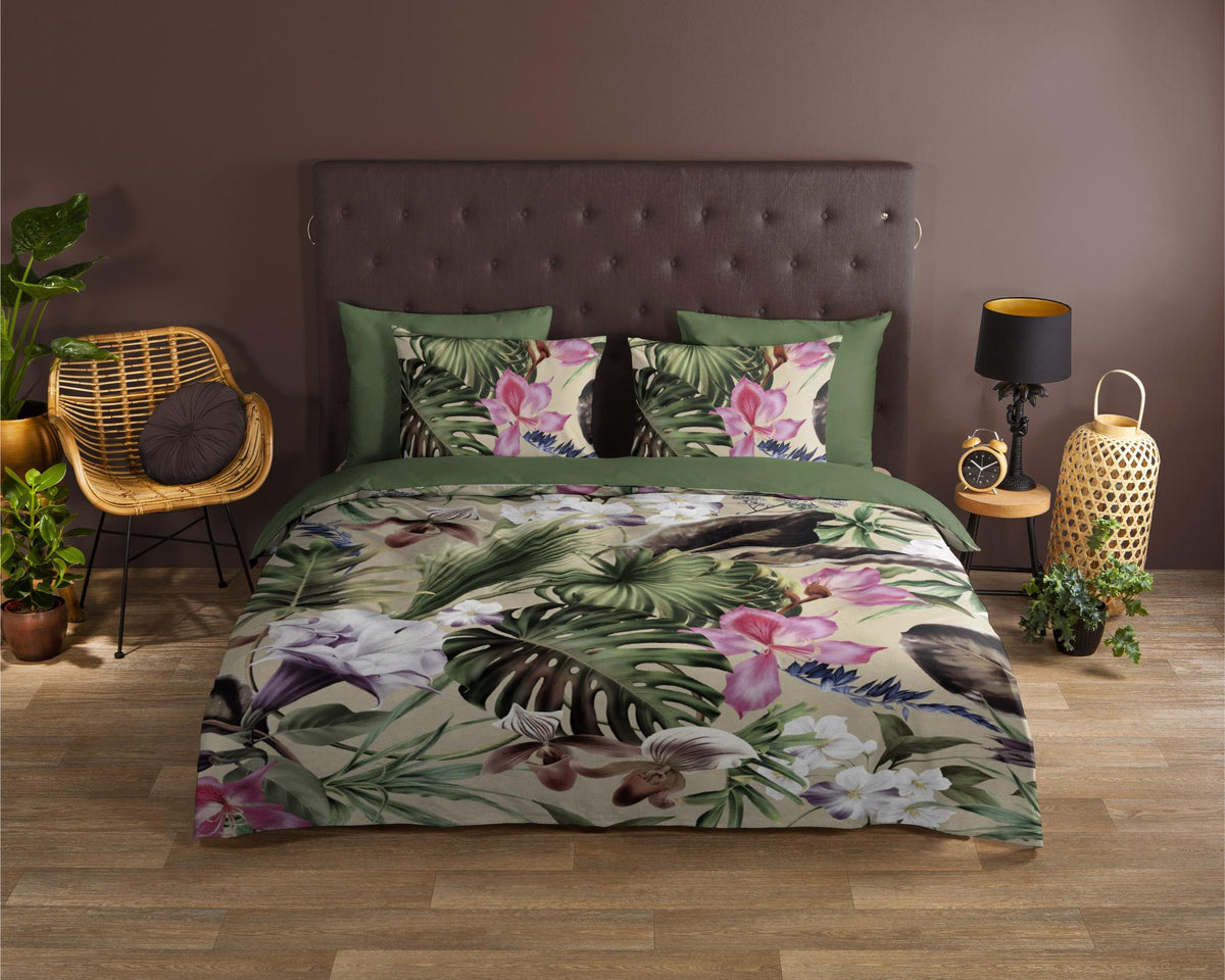 Good Morning - Dekbedovertrek - Irze - Green