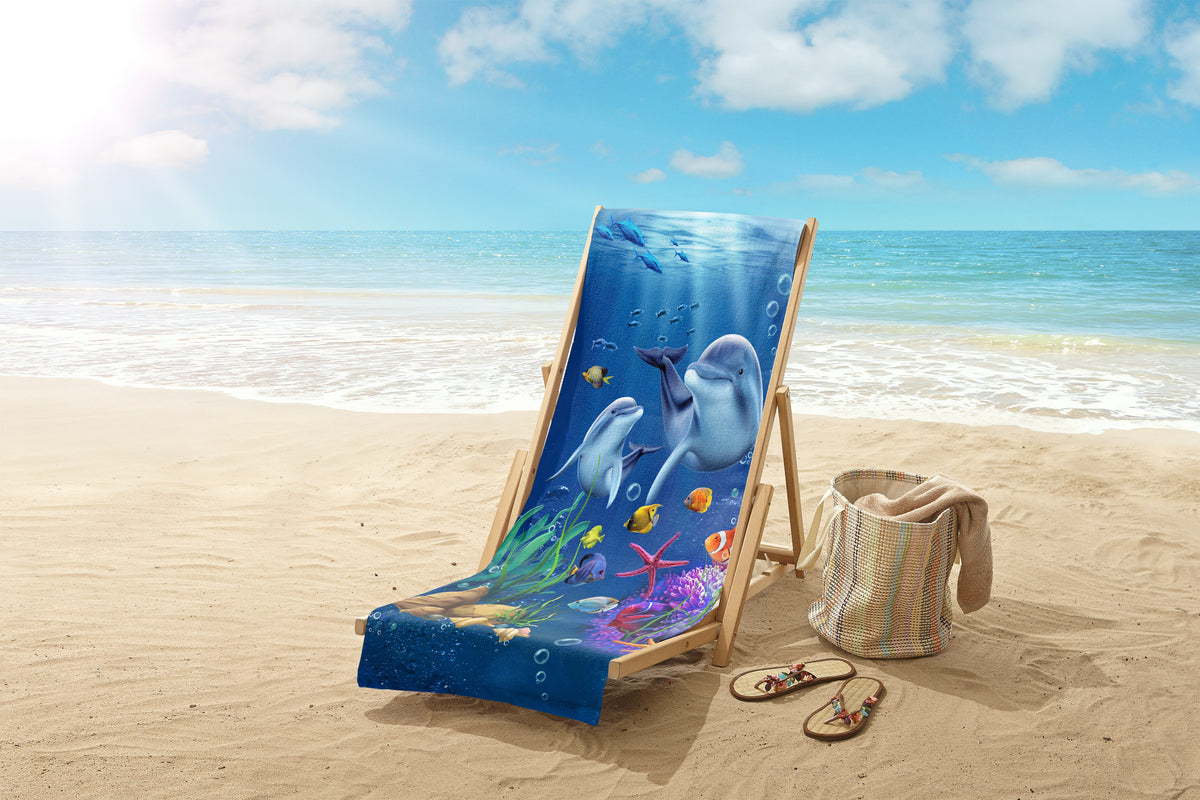 Good Morning - Drap de plage - Mare - Blue