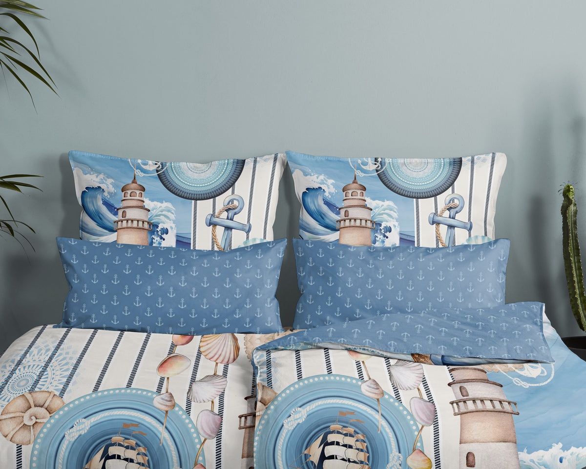 HIP - Kussensloop - Aldiana - Blue