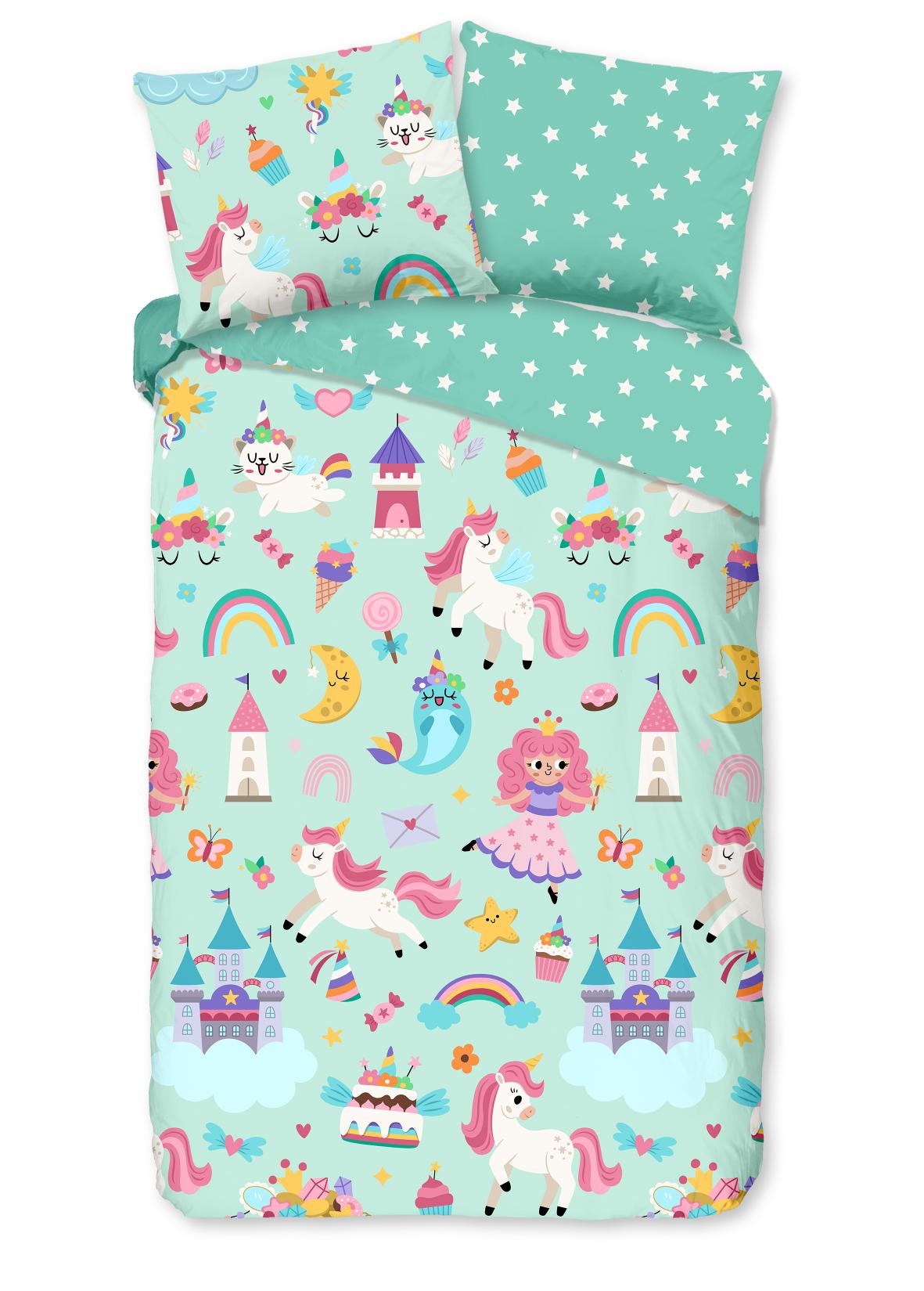 Good Morning - Dekbedovertrek - Fantastic - Mint