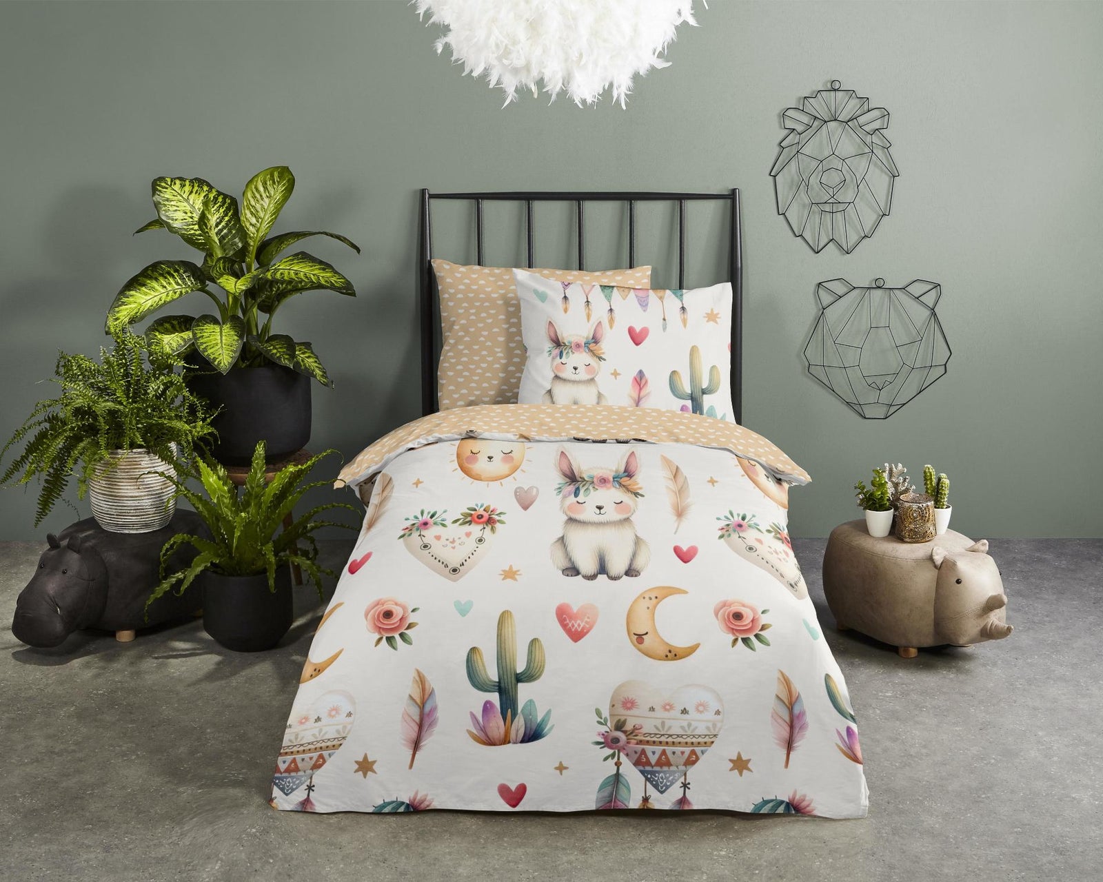 Good Morning - Dekbedovertrek - Luz - Multi