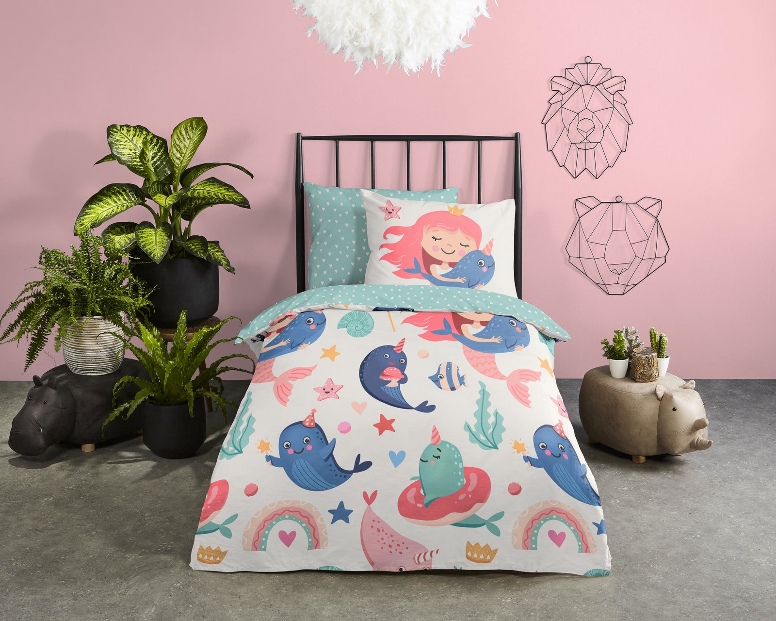 Good Morning - Housse de couette - Silvie - Aqua