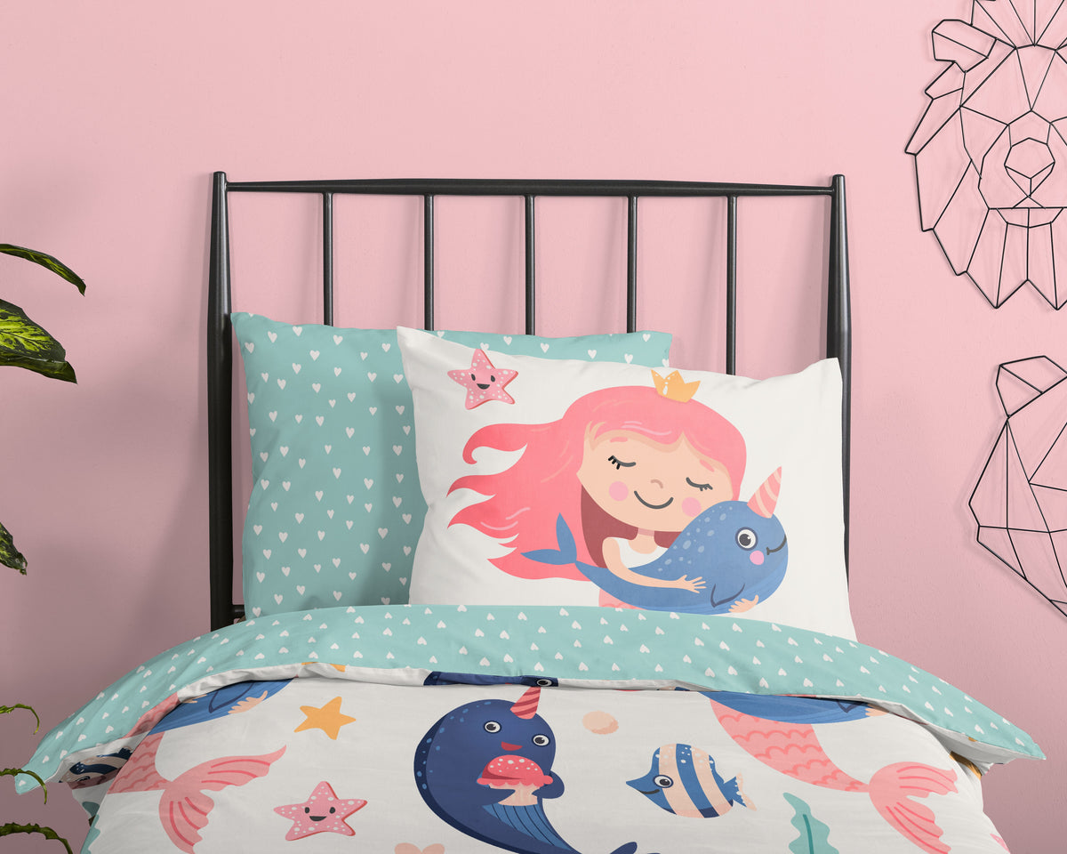 Good Morning - Housse de couette - Silvie - Aqua