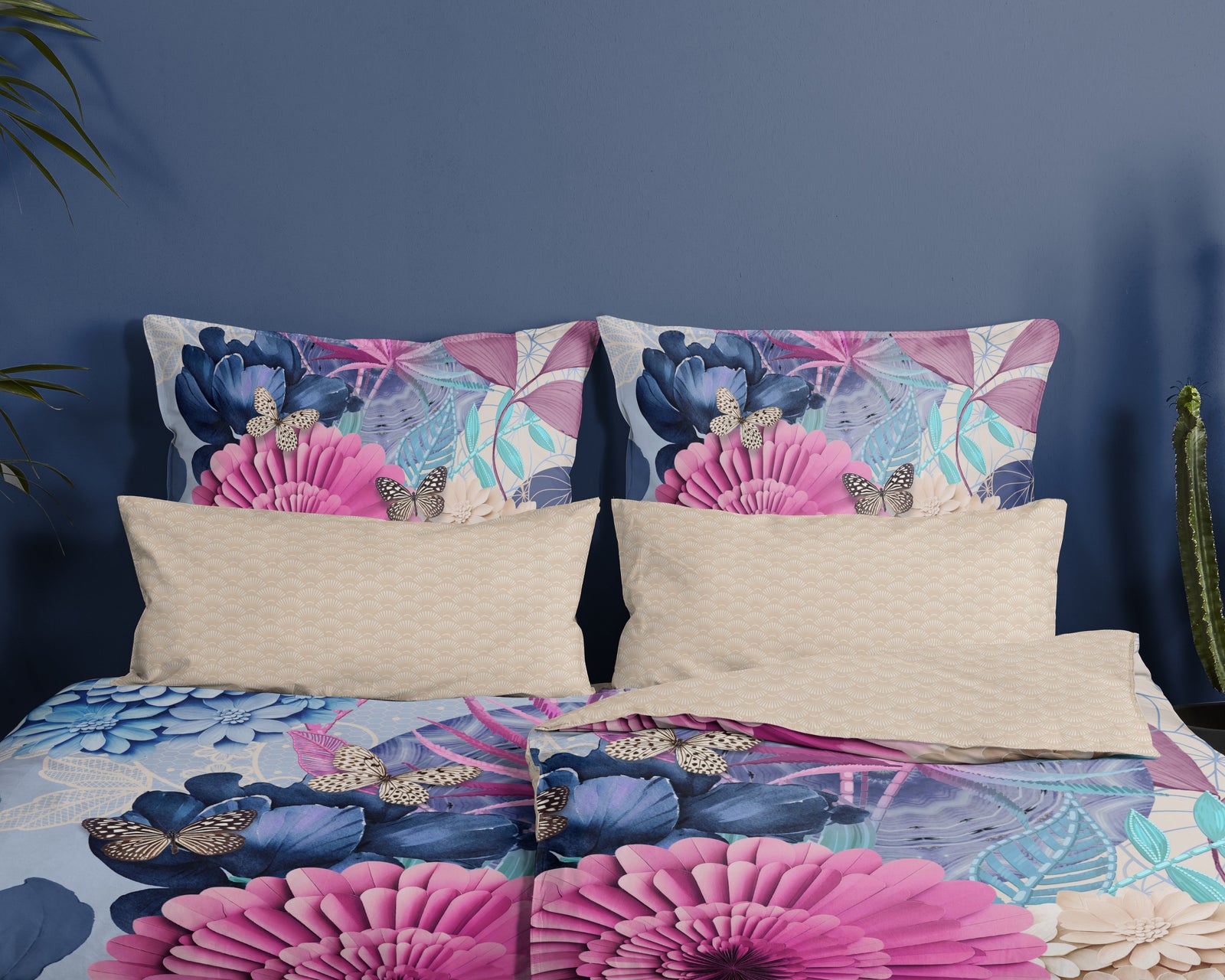 HIP - Kussensloop - Nishell - Blue