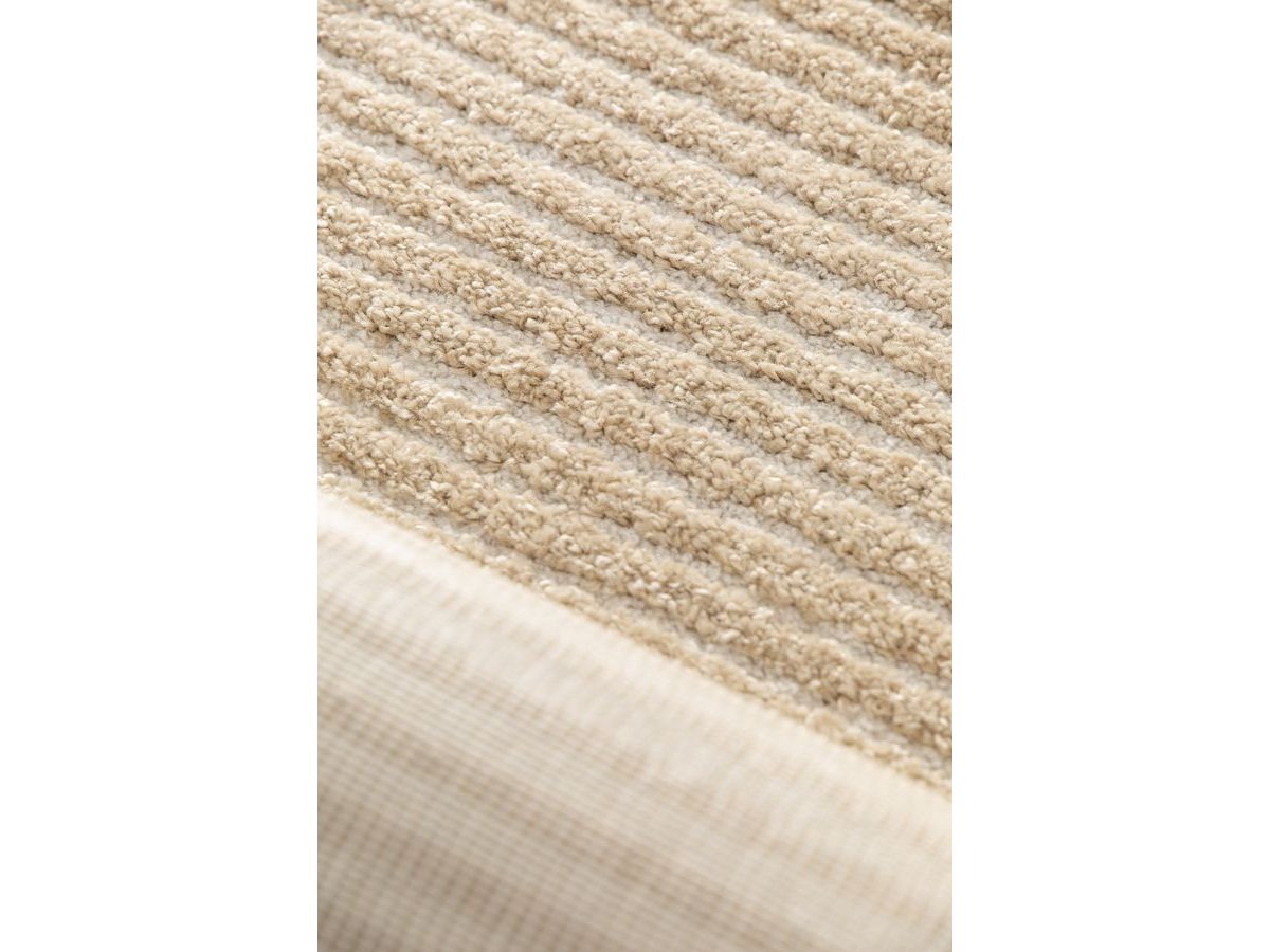 Kortharig tapijt CLOTAIRE abstract patroon - Beige
