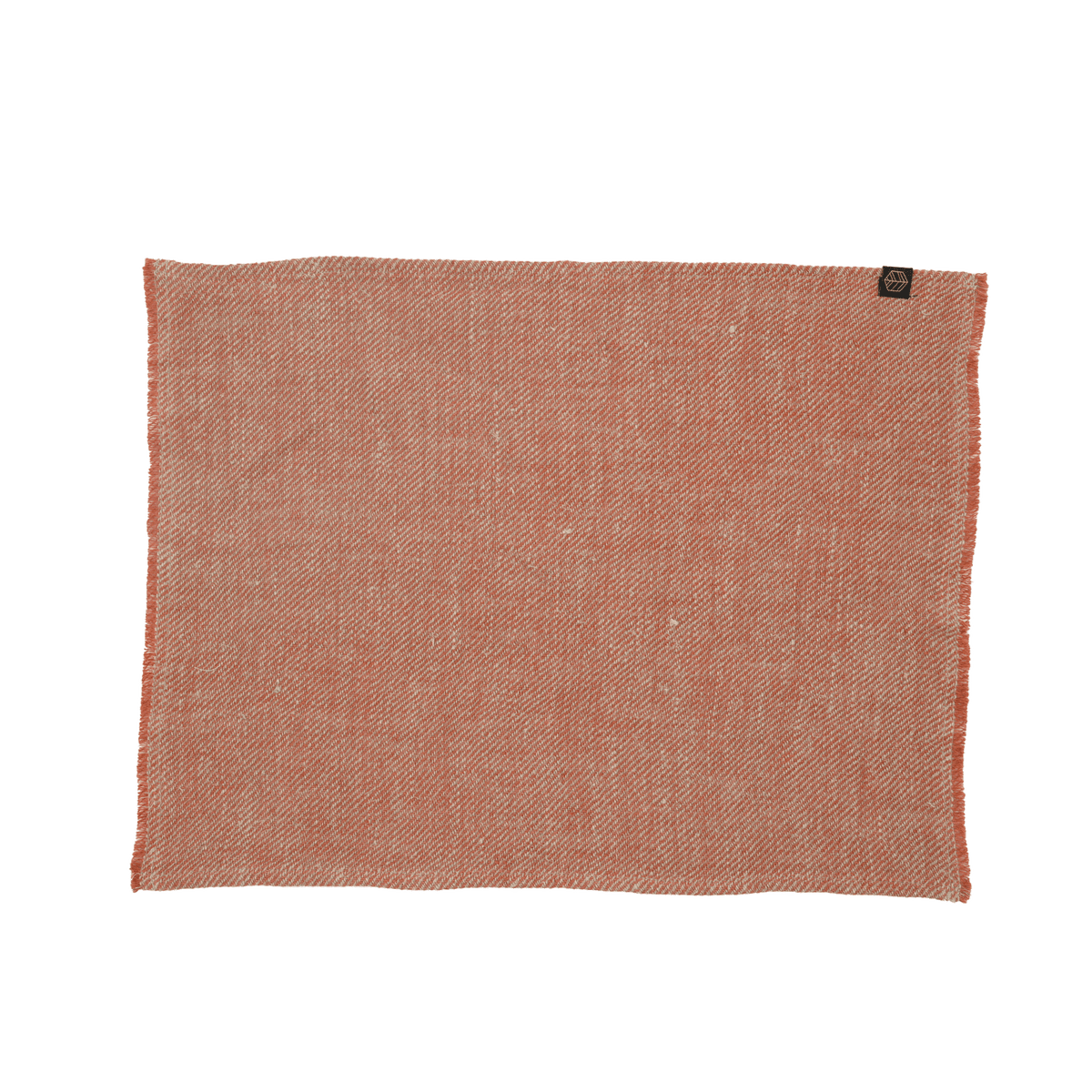 Set De Table Chambray De Lin Cuba - Brick