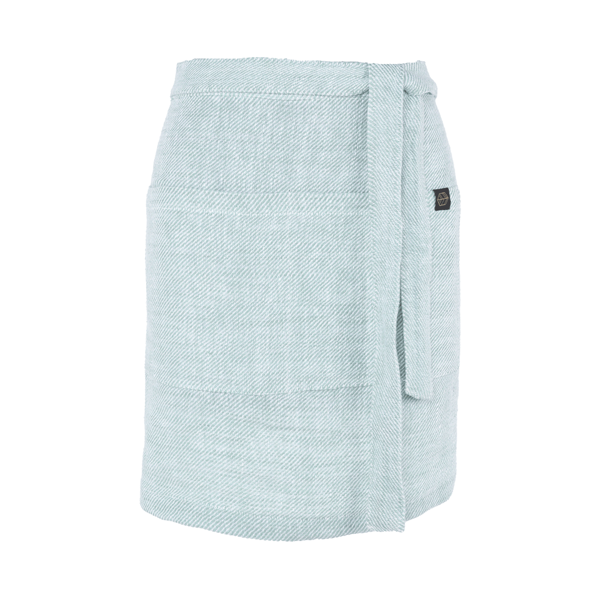 Tablier Bistro De Cuisine Cuba En Lin Lavé - Celadon