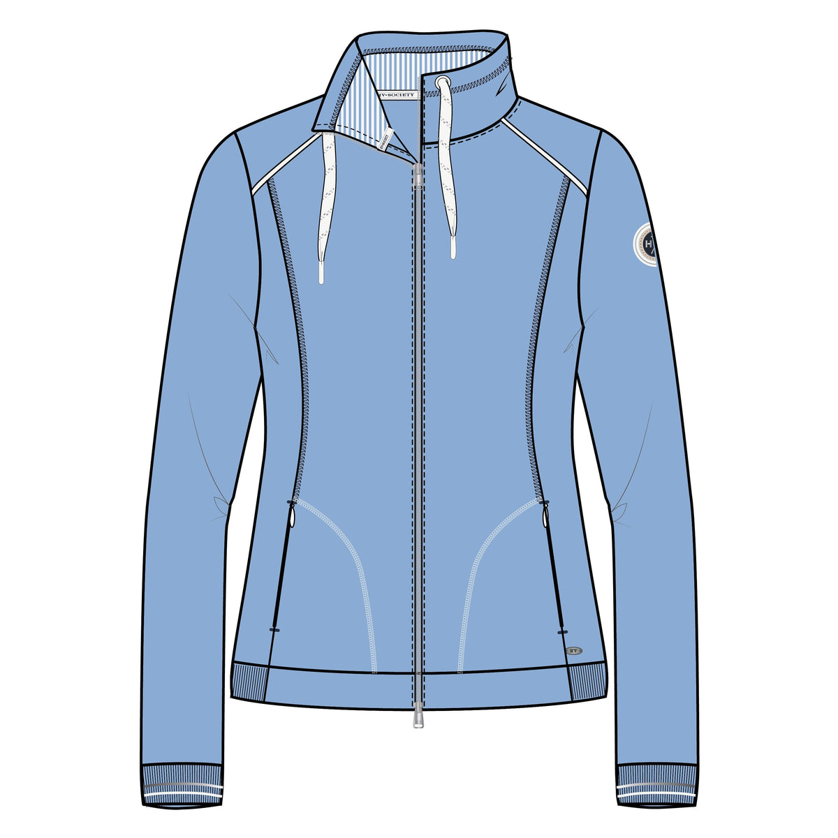 Hv Society - Femme - Sweater - Licht Blauw