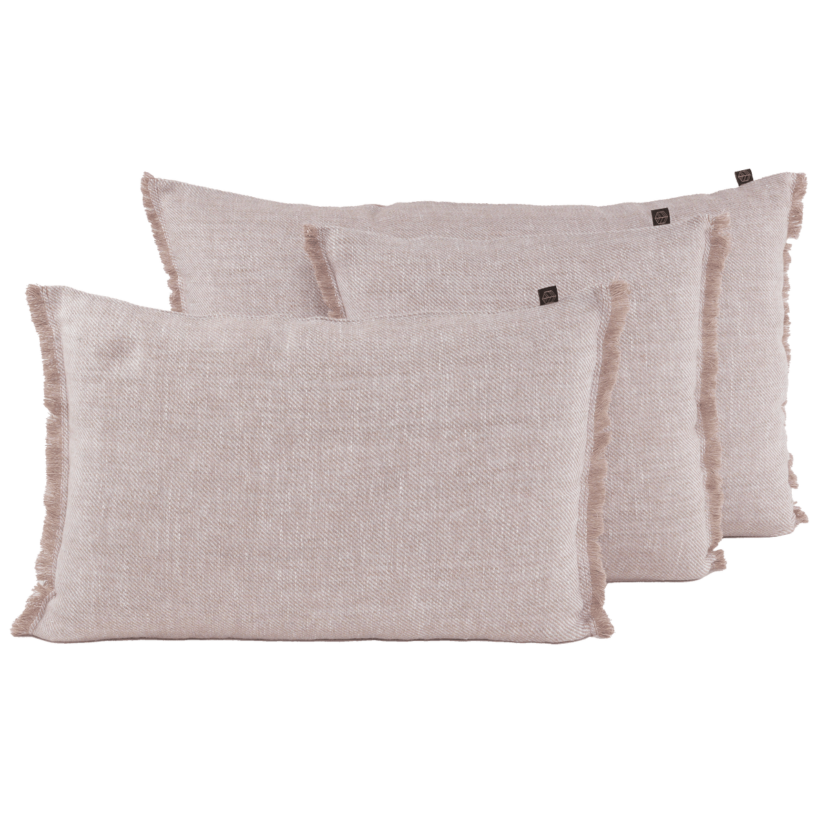 Housse De Coussin - Cuba En Lin Chiné - Petale