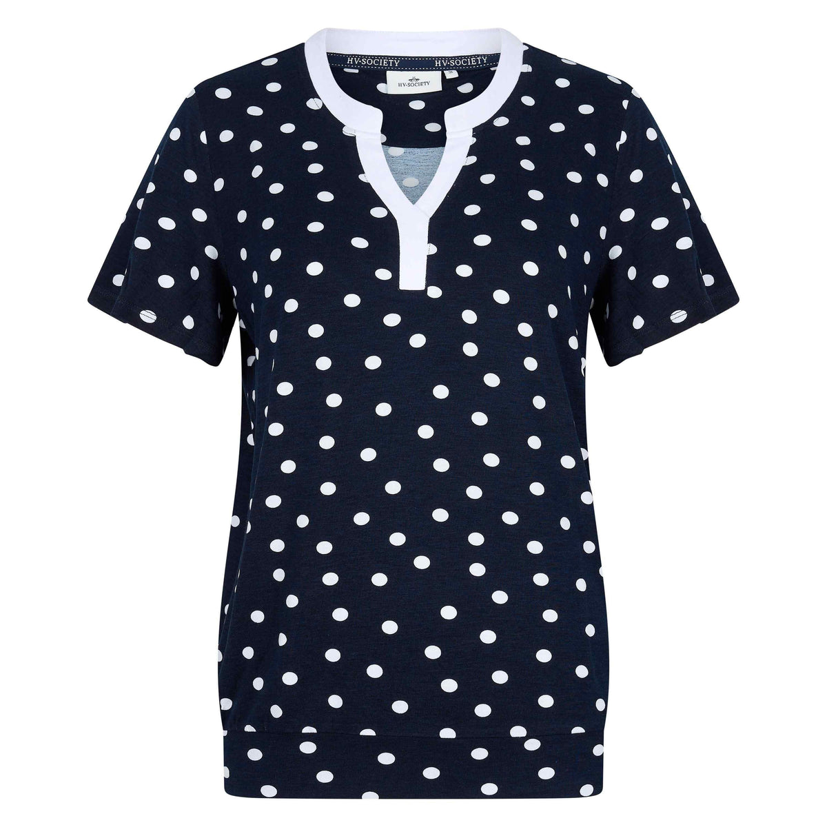 Hv Society - Tops - Navy-White