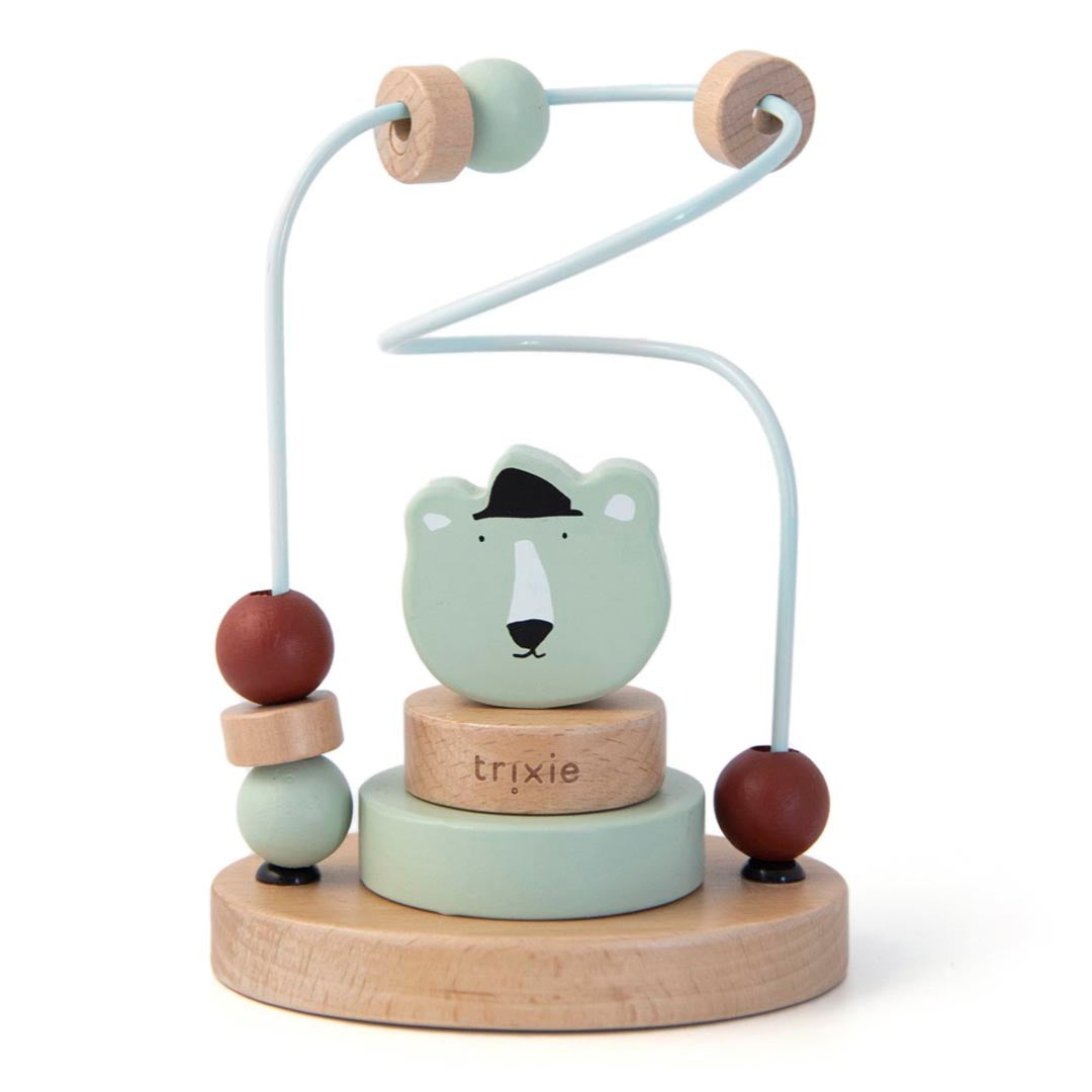 Houten kralenframe - Mr. Polar Bear