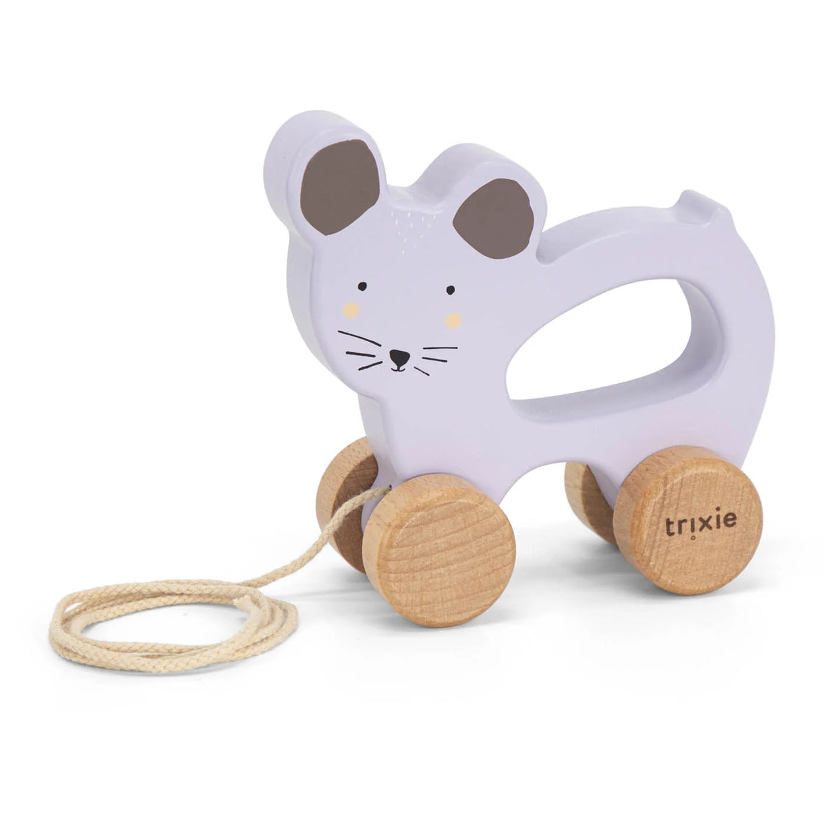 Houten trekspeeltje - Mrs. Mouse