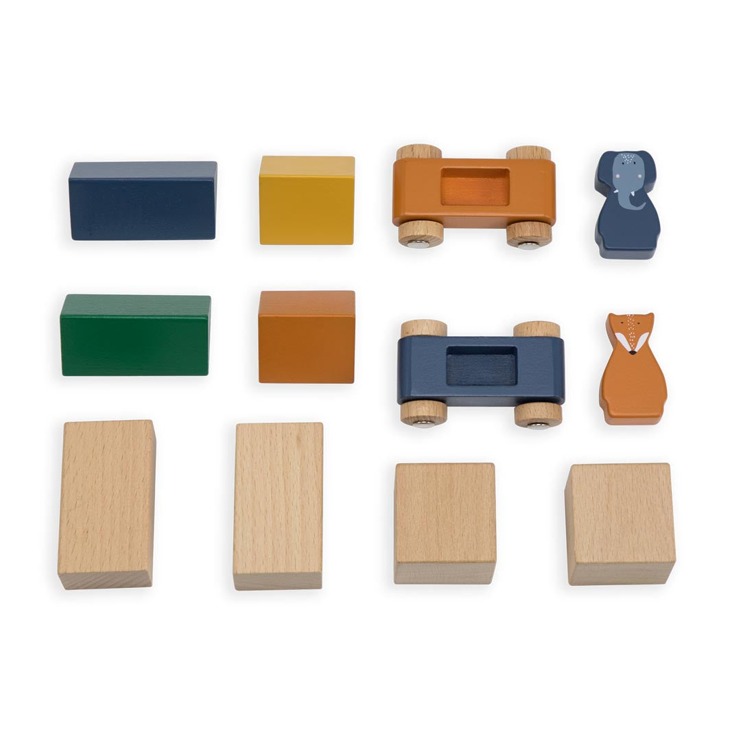 Puzzle de rue en bois avec accessoires