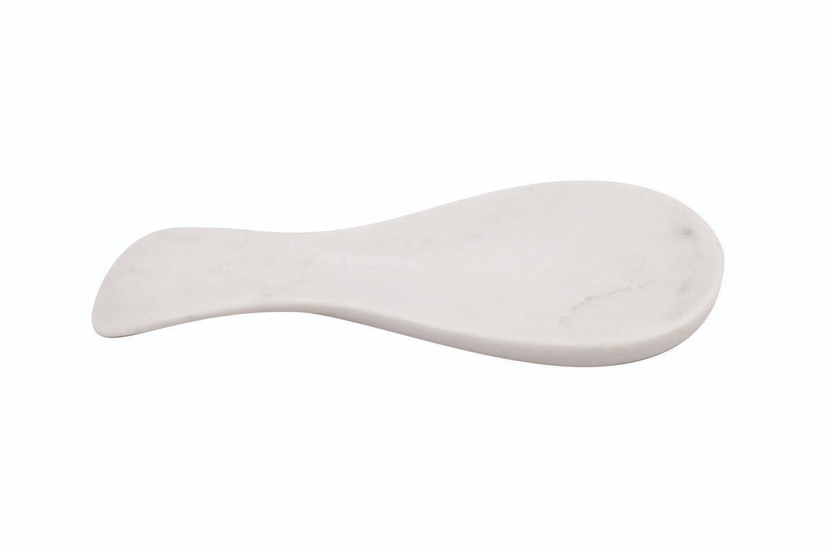 White Marble Spoon Rest