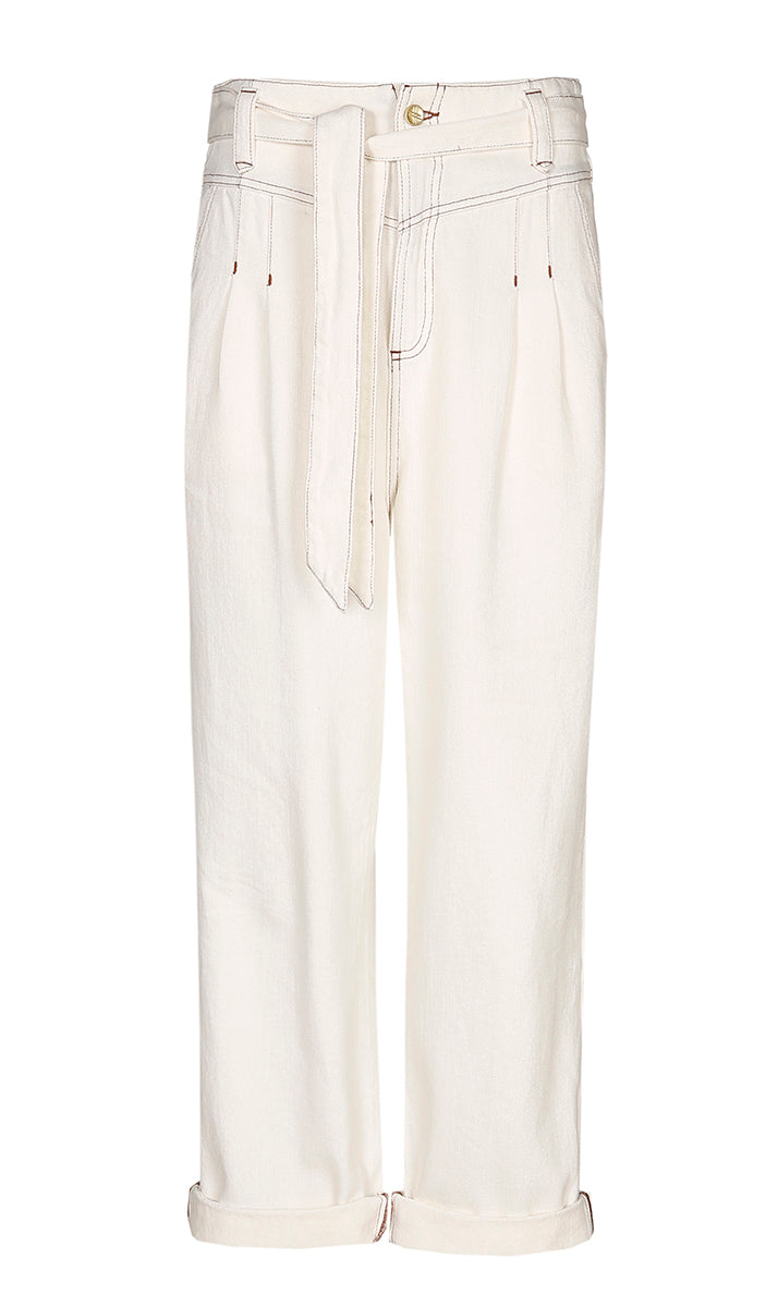 Pavy - Pantalon - Ecru - W