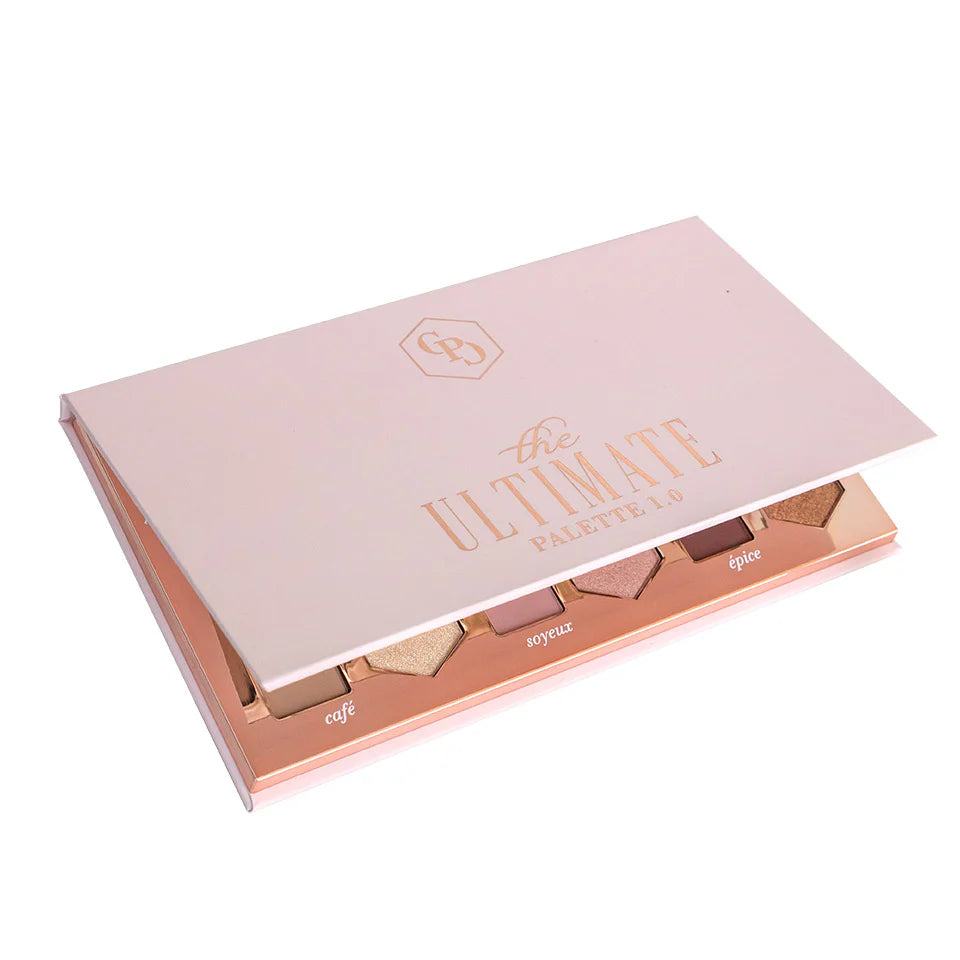 Cent Pur Cent - The Ultimate Eyeshadow Palette 1,0 + Cent Pur Cent  Flat Creamy Eyeshadow Brush 18