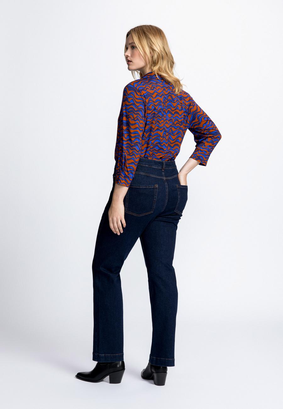 X-Princi - Pantalon - Deep Blue - W