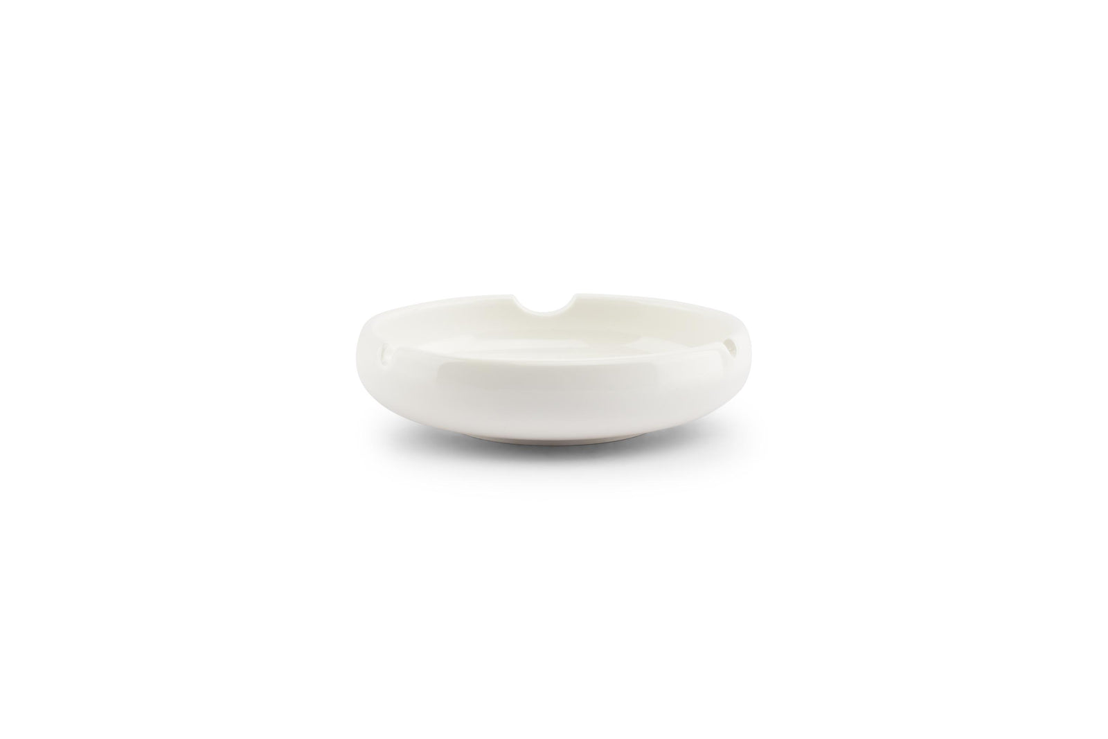 S&P - Cendrier 14,5xH4cm porcelaine blanc Smoke - 1 SET - 6 pièces