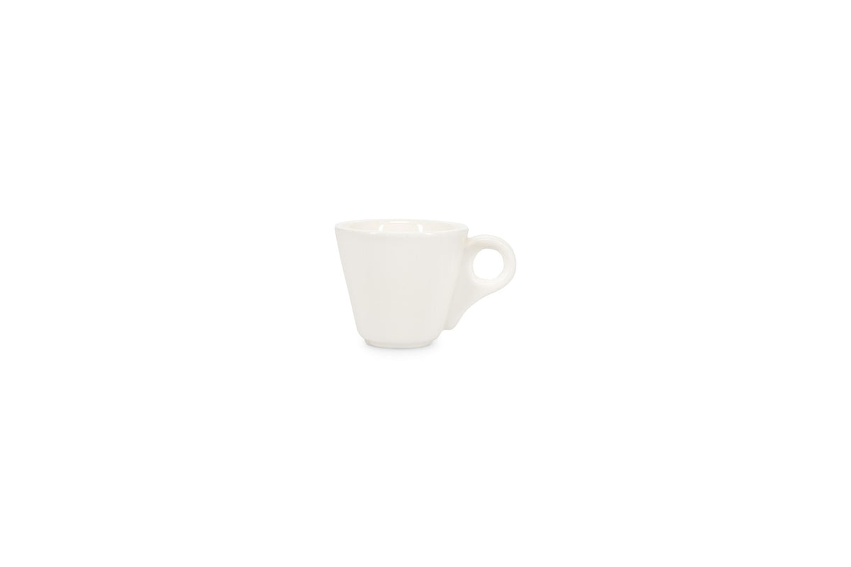 S&P - Barista White Mokkakop 8cl wit Barista - 1 SET - 6 stuks