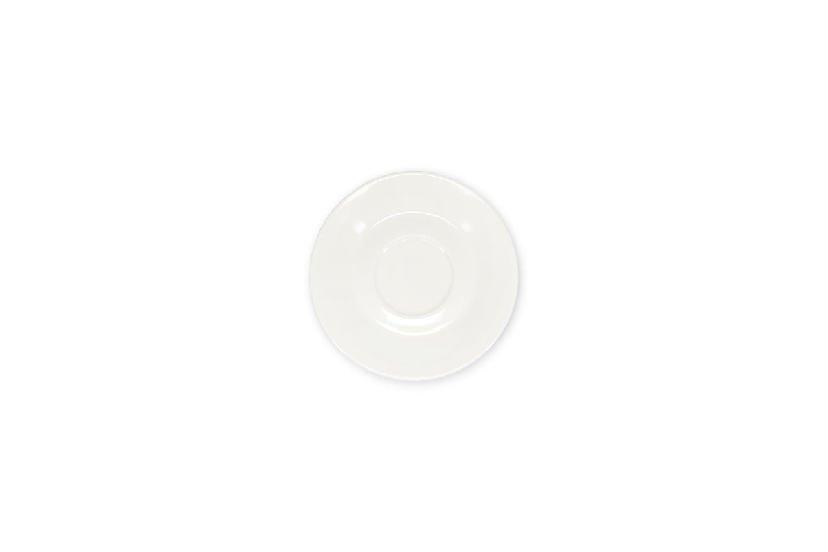S&P - Barista White Soucoupe 15,5cm pour tasse 16cl et tasse 20,5cl blanc Barista - 1 SET - 6 pièces