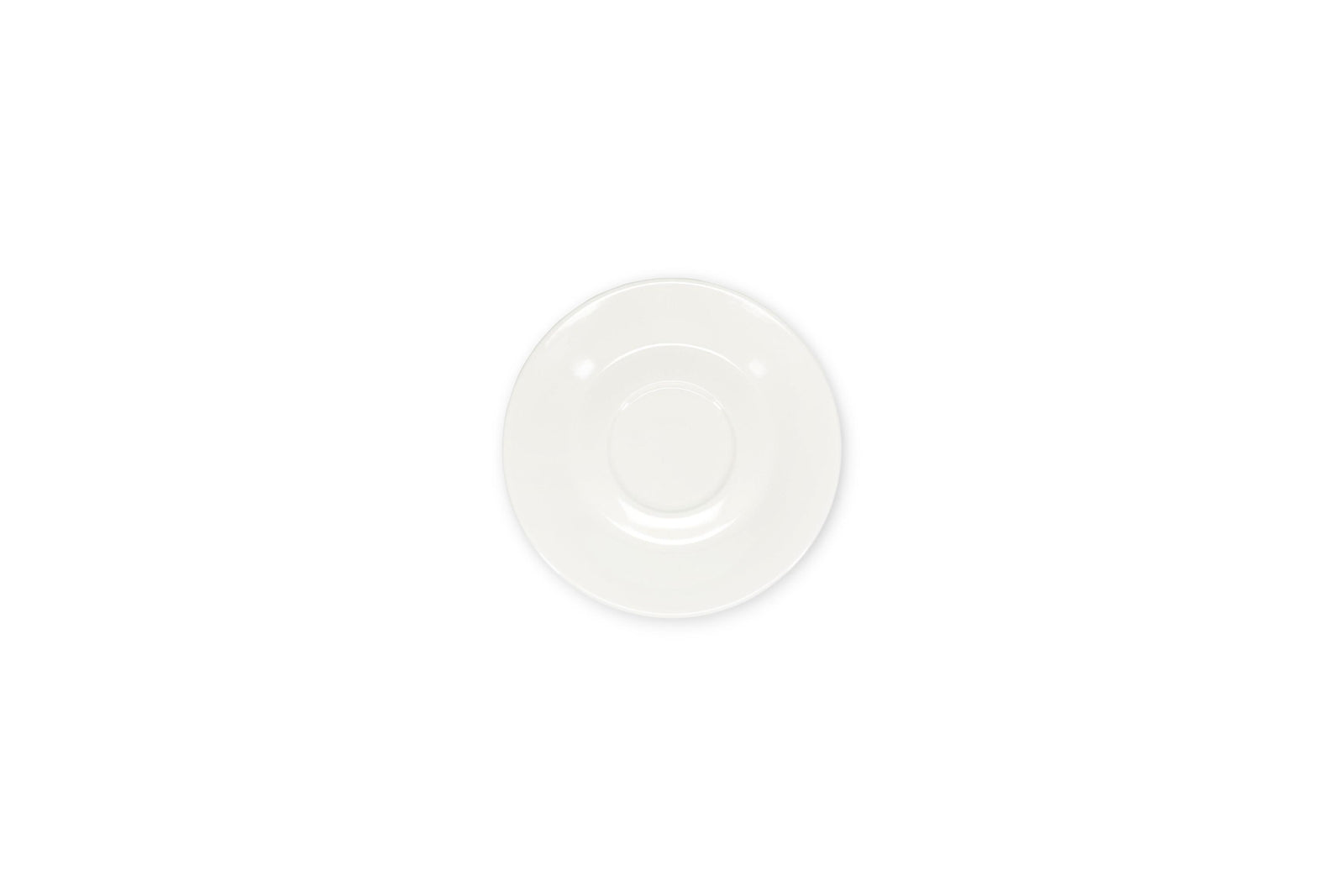 S&P - Barista White Soucoupe 15,5cm pour tasse 16cl et tasse 20,5cl blanc Barista - 1 SET - 6 pièces