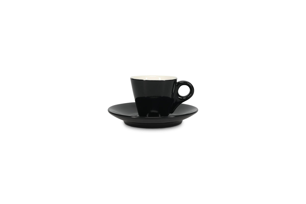 S&P - Barista Black Soucoupe à moka 12,5cm noir Barista - 1 SET - 6 pièces