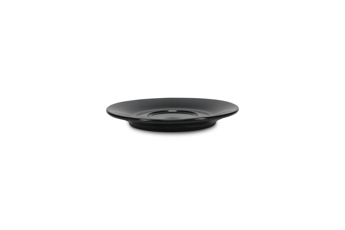 S&P - Barista Black Soucoupe 15,5cm pour tasse 16cl et tasse 20,5cl noir Barista - 1 SET - 6 pièces