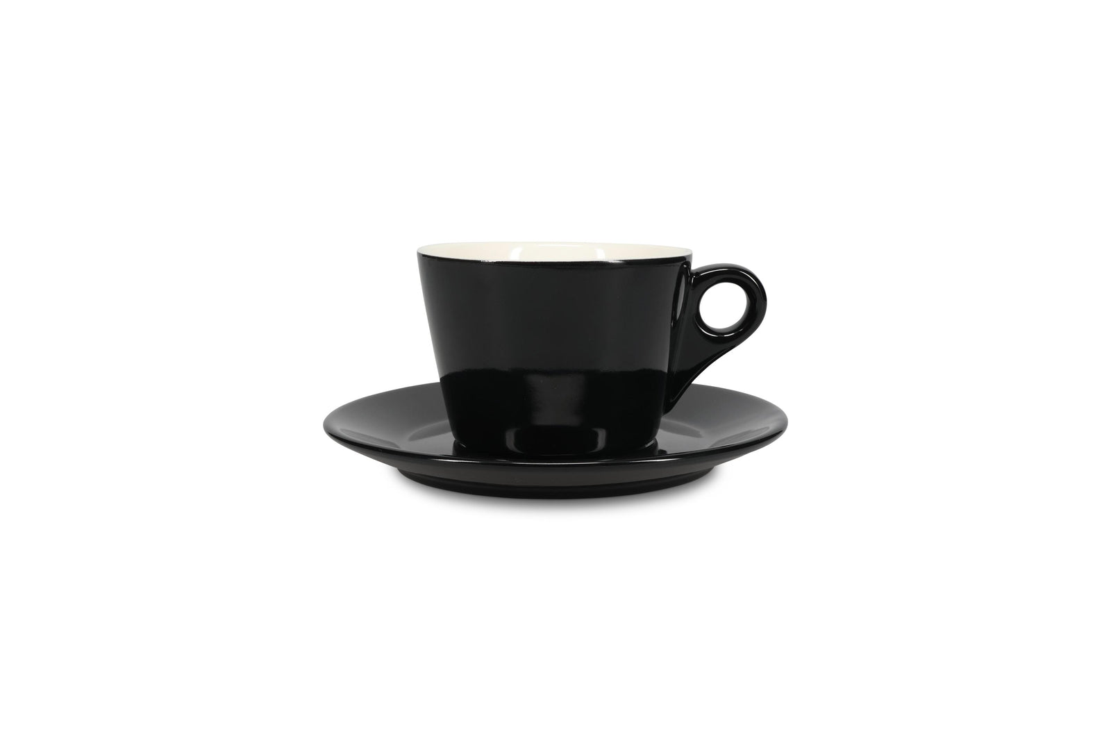 S&P - Barista Black Soucoupe 16,5cm pour tasse 28cl noir Barista - 1 SET - 6 pièces