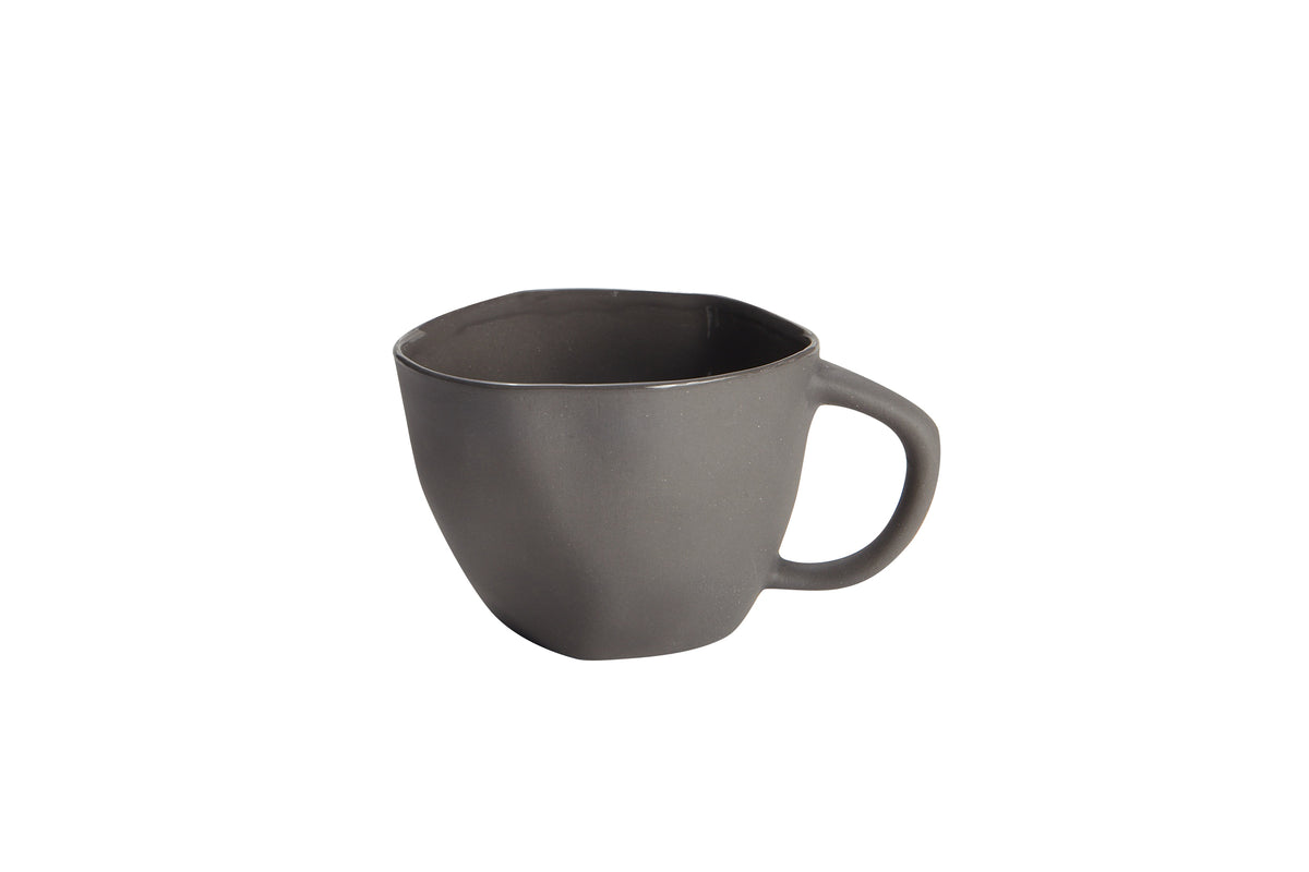 Tam Stoneware Demitasse Cup, Slate - SET OF 4 PCS