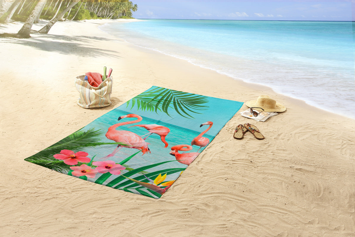 Good Morning - Strandlaken - Flamingo - Multi