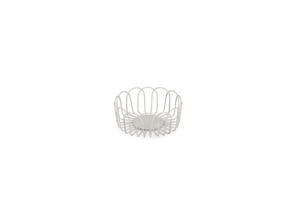 S&P - Draadmand 16xH7cm grijs Flores