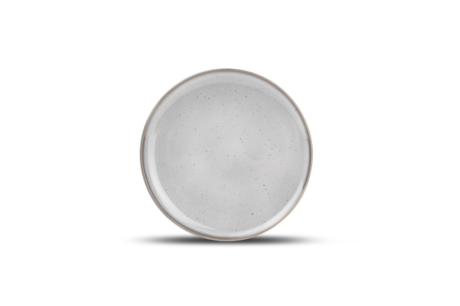 S&P - Freckles Assiette plate 19,5cm gris Freckles - 1 SET - 4 pièces