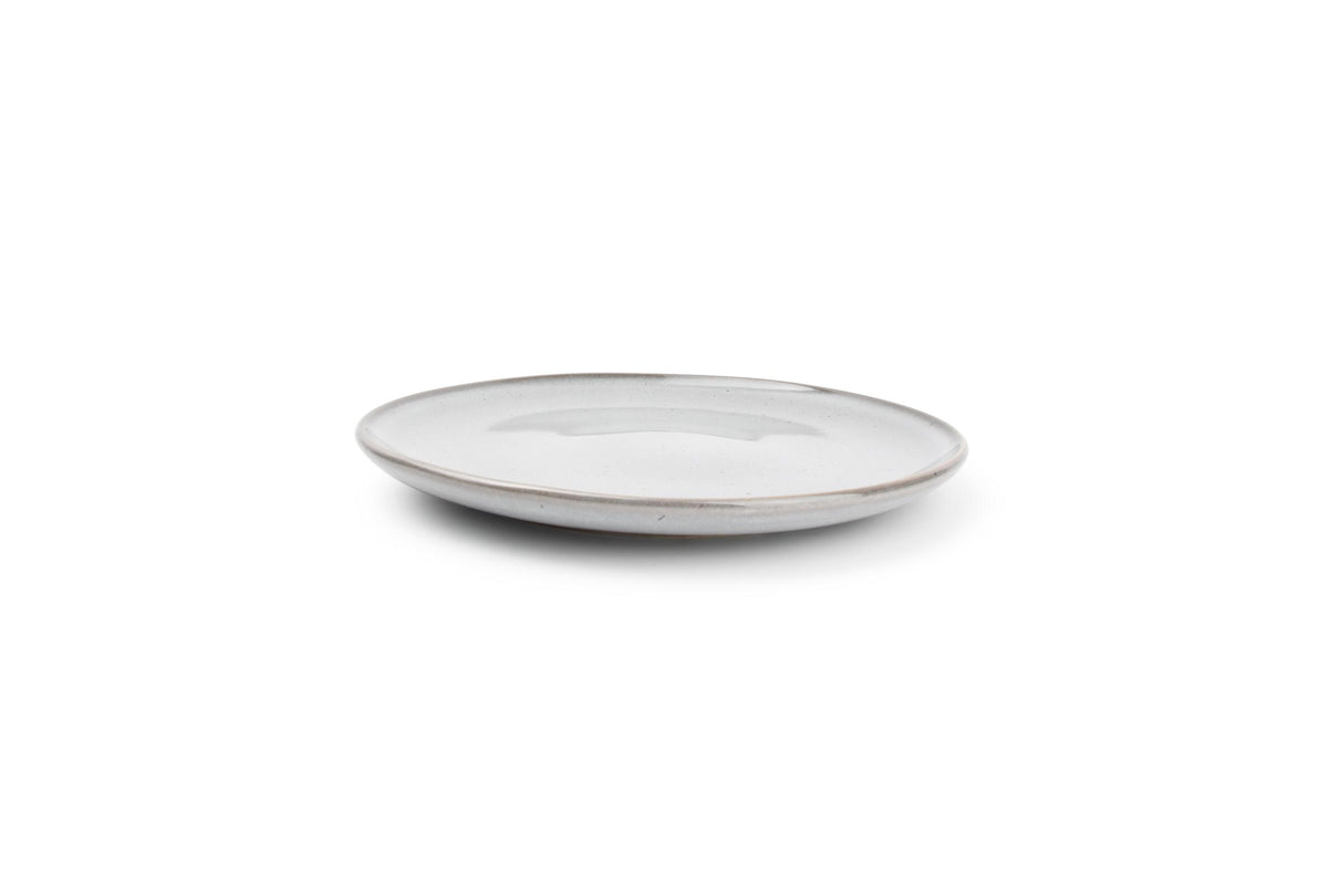 S&P - Freckles Assiette plate 19,5cm gris Freckles - 1 SET - 4 pièces
