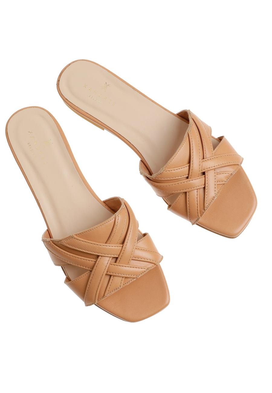 Schoenen - Slipper-Davina - Coffee Cre