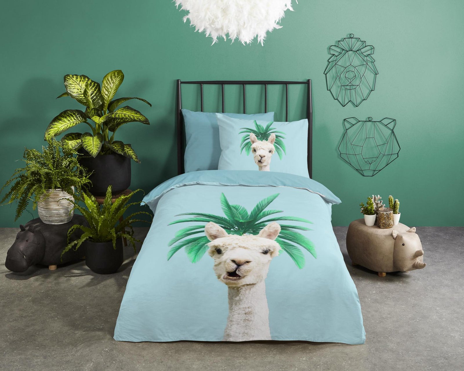 Good Morning - Housse De Couette - Pallama - Blue